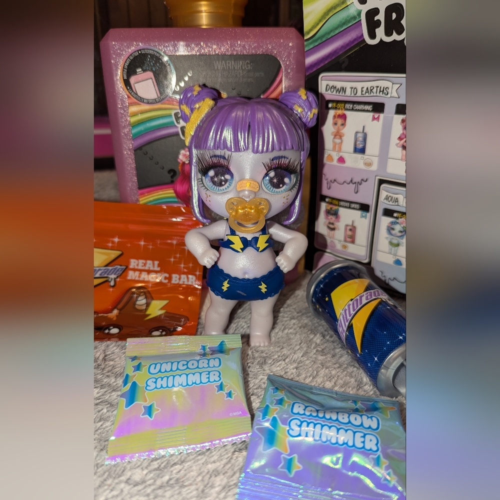 MGA POOPSIE Rainbow Surprise Fantasy Friends ELECTRA SPARK Mostly Complete